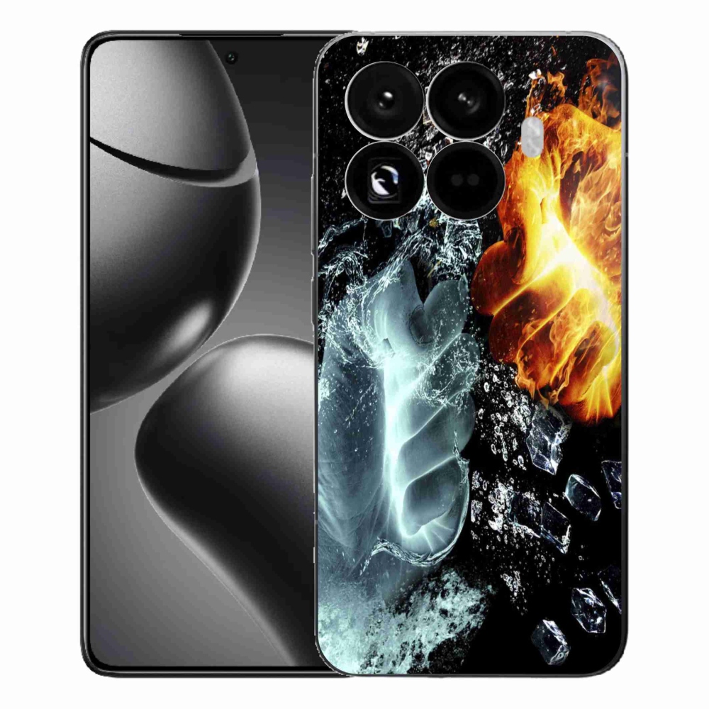 Gél borítás mmCase a Xiaomi 15T Pro számára - víz és tűz