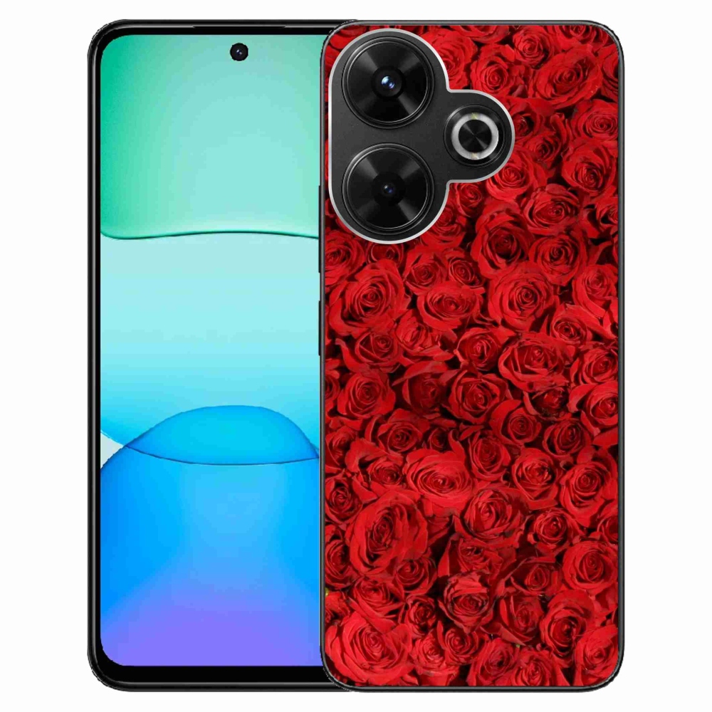 Gél borítás mmCase a Xiaomi Redmi 13 4G/Poco M6 4G számára - rózsaszínű