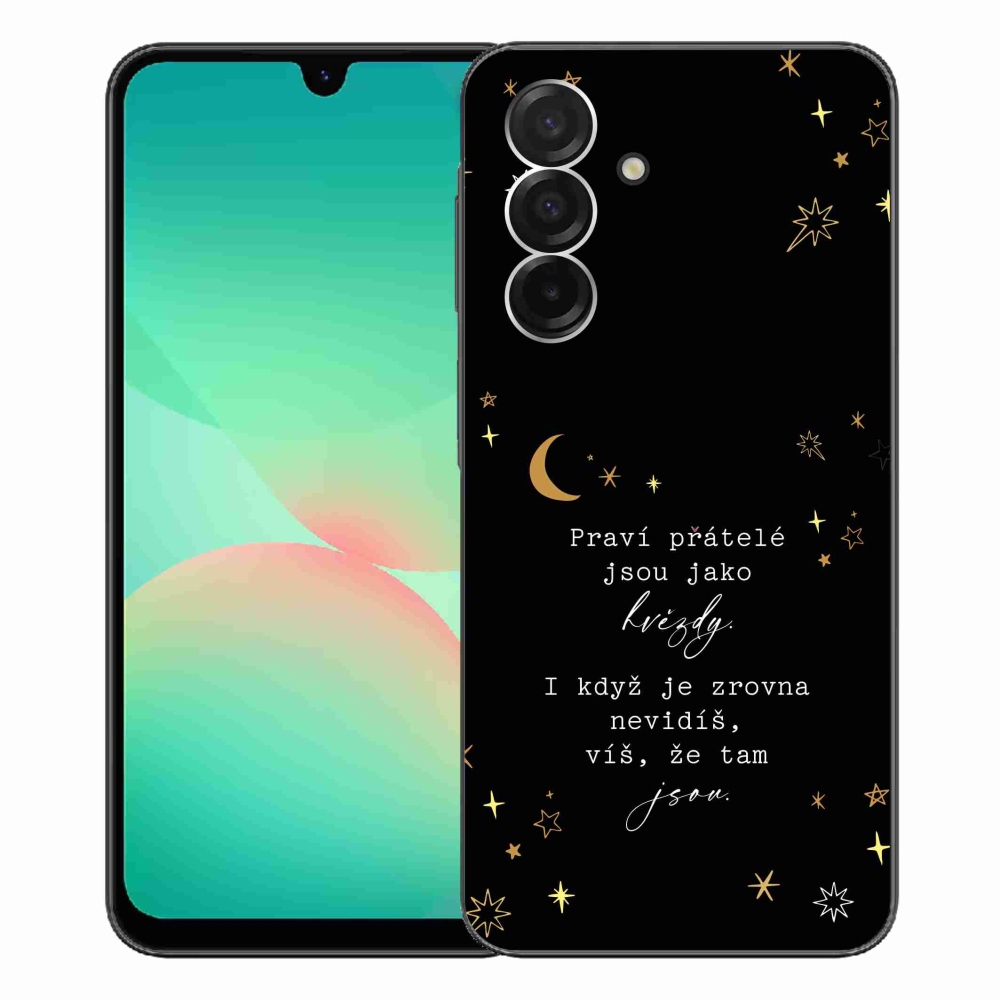 Gél borítás mmCase Samsung Galaxy A26 5G - idézem 6 fekete háttér