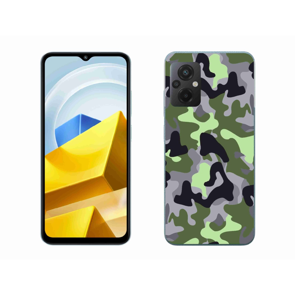 Gél borítás mmCase a Xiaomi Poco M5 4G-hez - terepszínű minta 7
