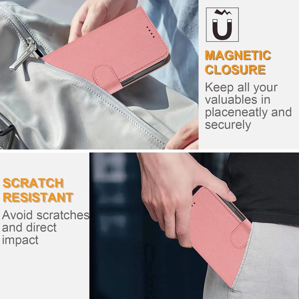 Snap book tok Samsung Galaxy A07 4G készülékhez - rózsaszín