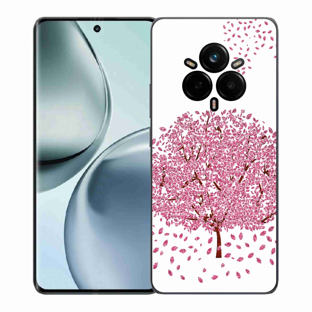 Gél borító mmCase a Realme 14 Pro 5G készülékhez - rajzfilmfa levelekkel