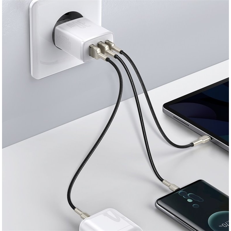Baseus CCXJ-E02 Kompakt gyorstöltő USB-C 30W Fehér