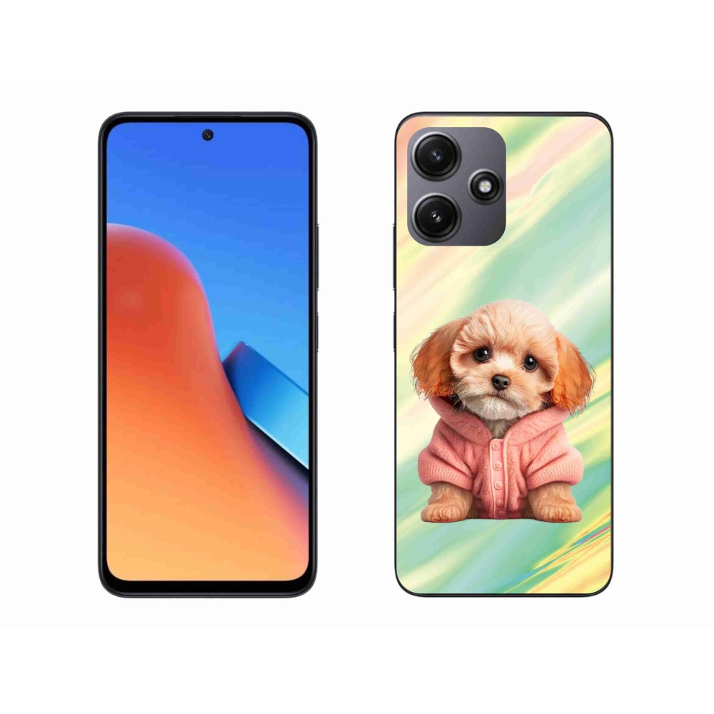 Gél borítás mmCase a Xiaomi Redmi 12 5G-hez - kölyök pulóverben