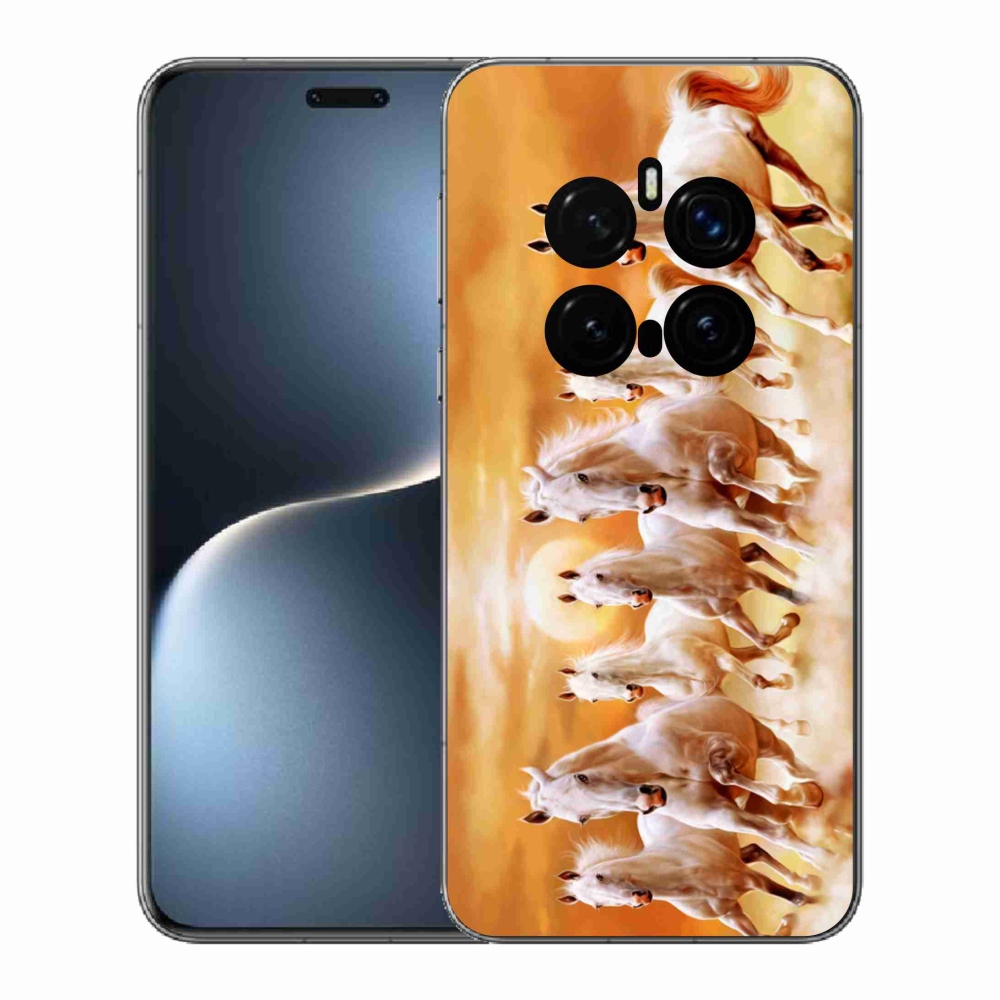 Zselés borítás mmCase a Honor Magic 7 Pro 5G készülékhez - lovak 2