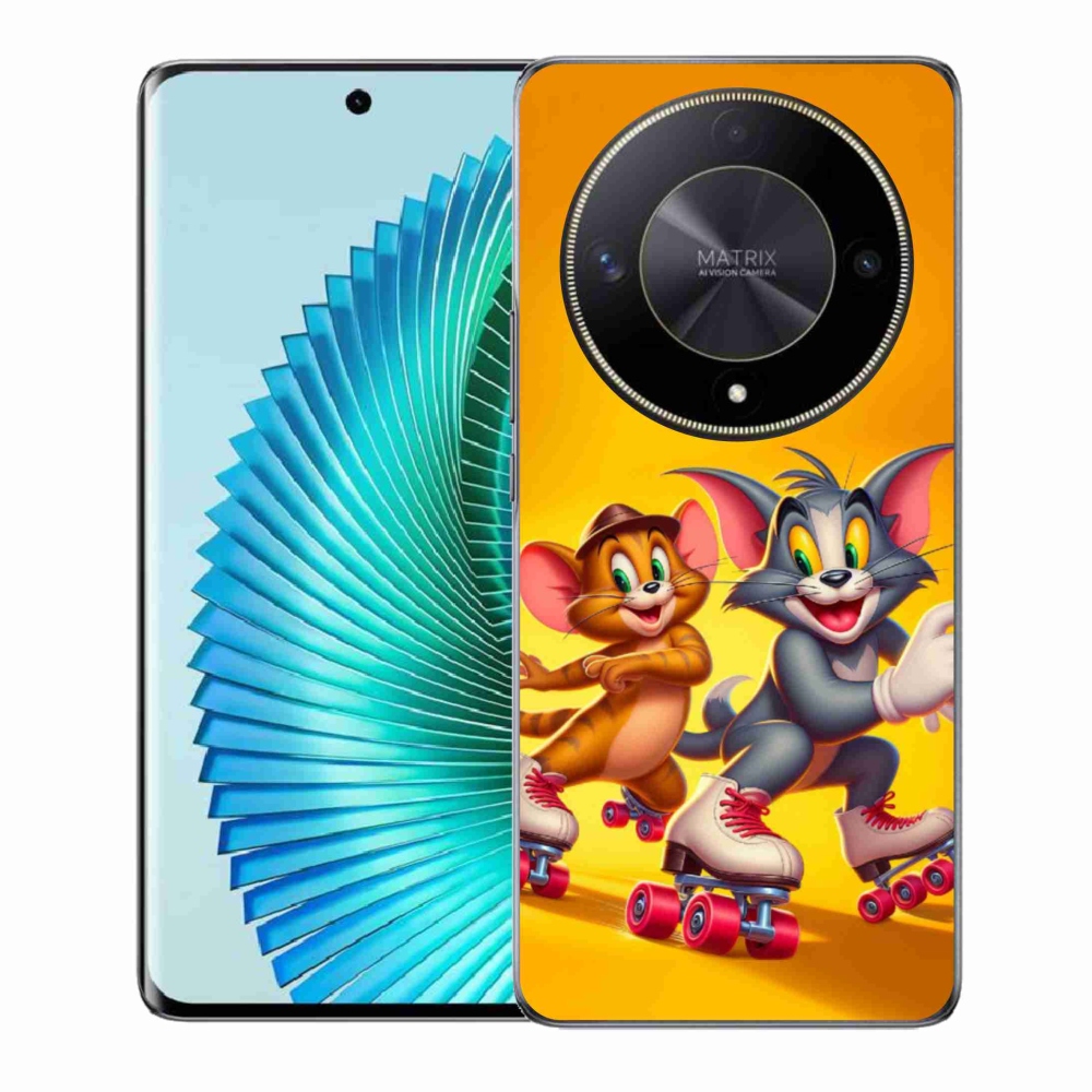 Gél borítás mmCase a Honor Magic 6 Lite 5G számára - tom a jerry