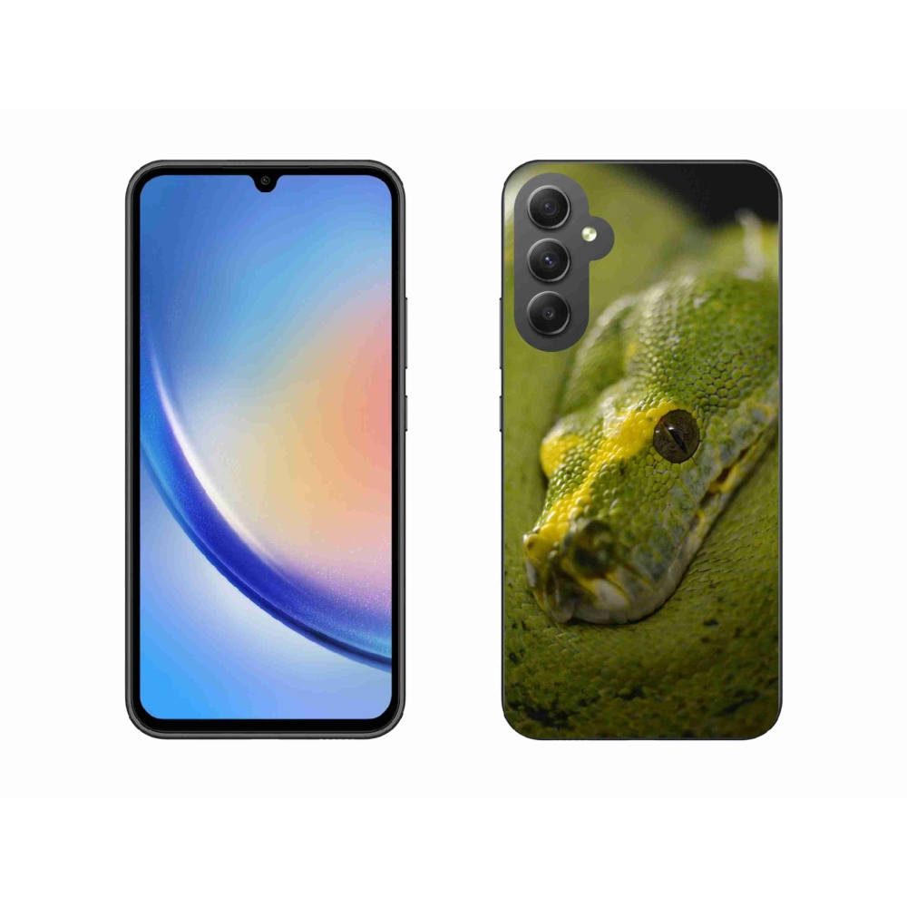 Gél védőburkolat mmCase Samsung Galaxy A34 5G - kígyó 2