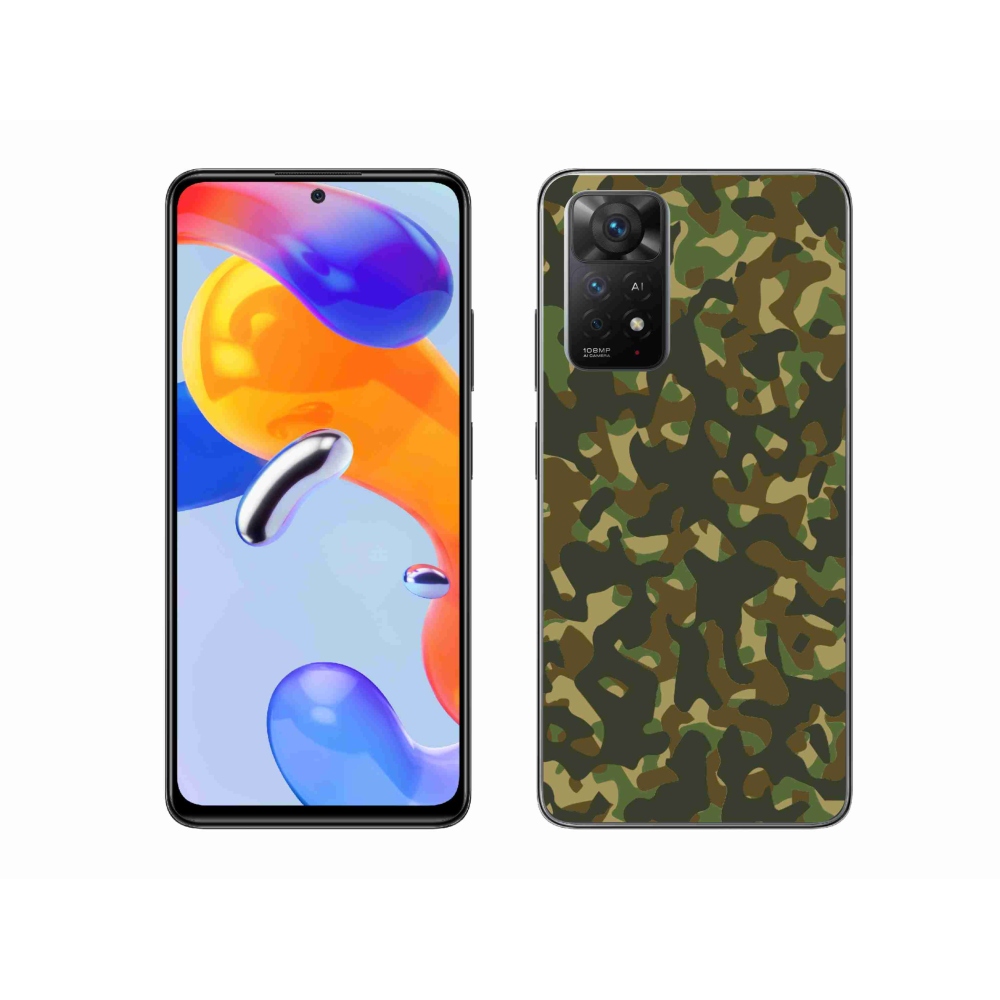 Zselés borítás mmCase a Xiaomi Redmi Note 11 Pro 4G/5G-hez - álcázó minta 1