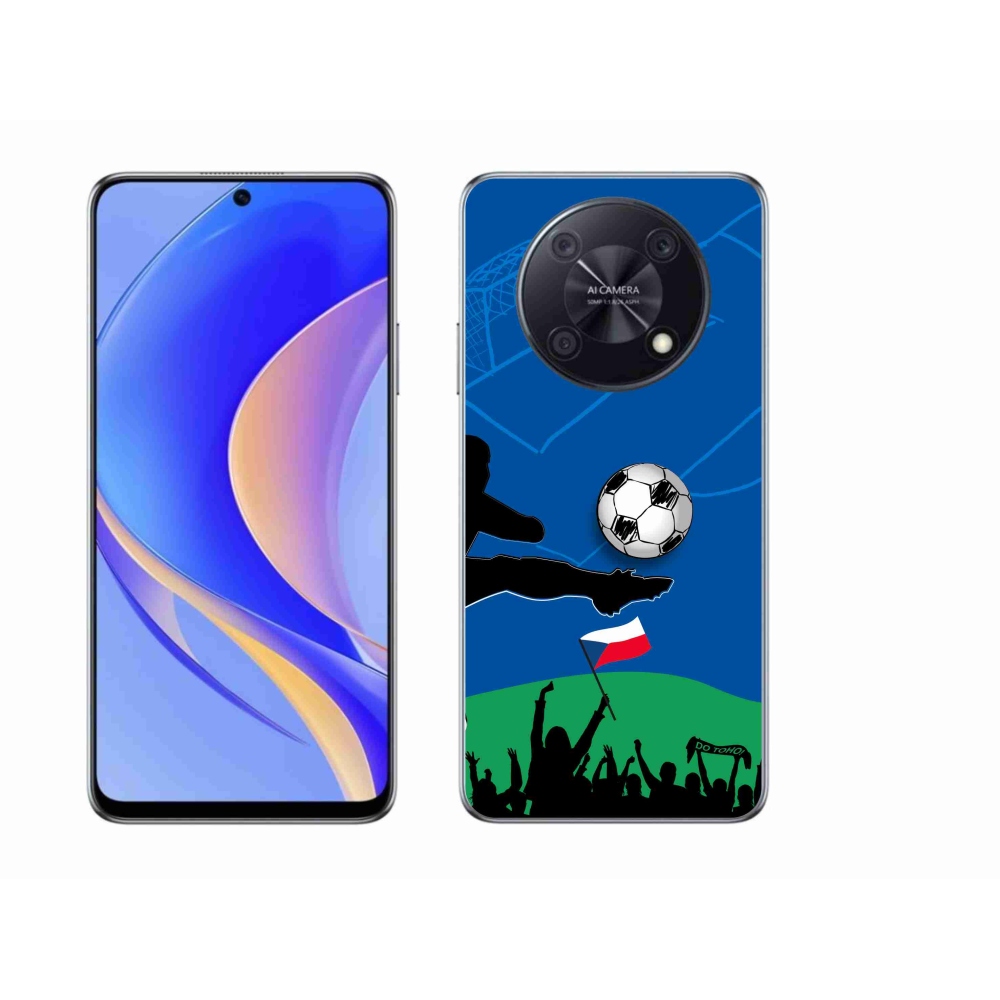 Gél borítás mmCase a Huawei Nova Y90-en - futballszurkolók