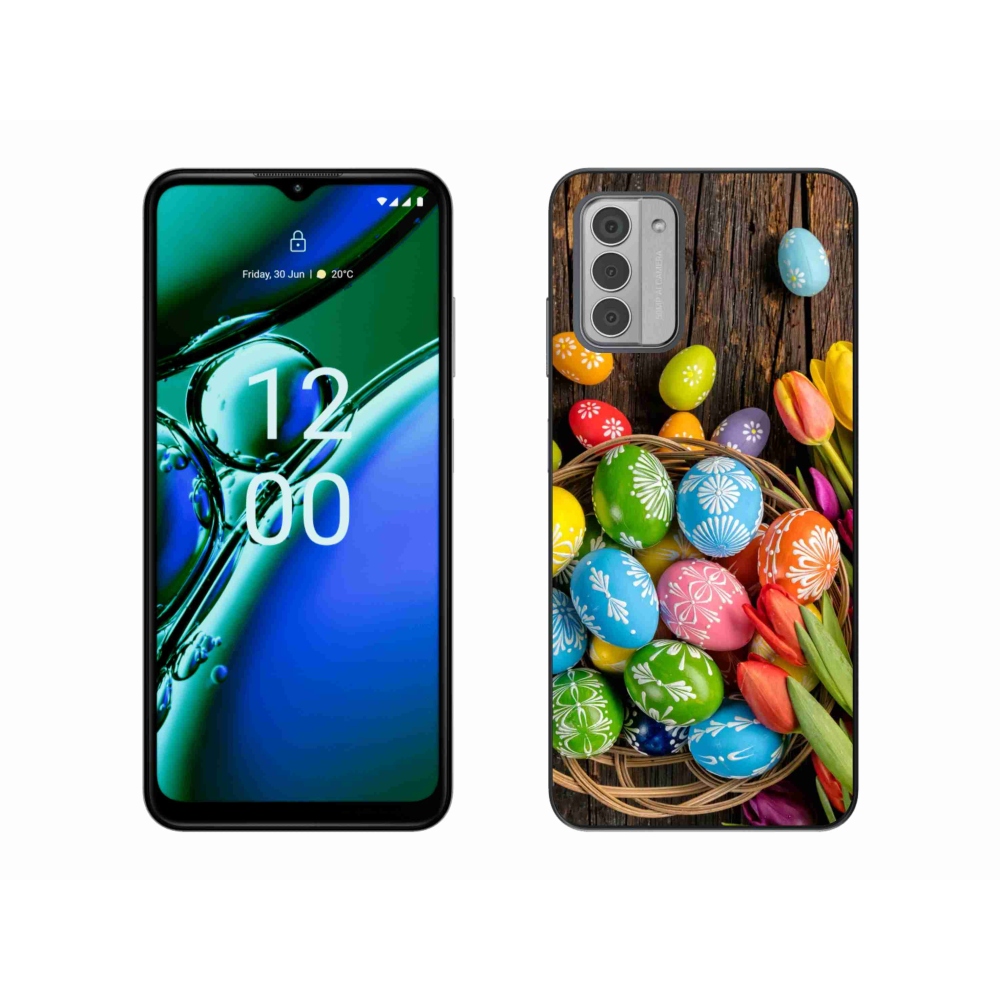 Zselés borítás mmCase a Nokia G42 készülékhez - Húsvéti tojások