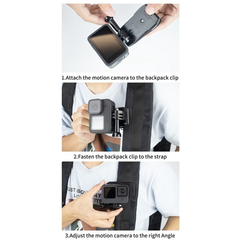 Forgatható klip GoPro, DJI Osmo és akciókamerákhoz 360°-os forgatással