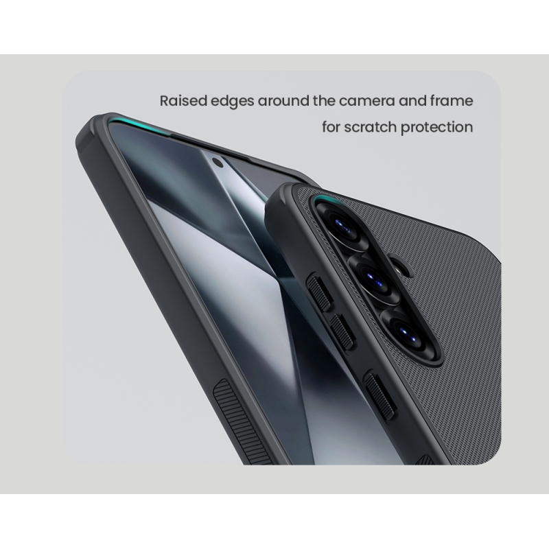 Nillkin Super Frosted PRO hátlap a Samsung Galaxy S25+ készülékhez Fekete