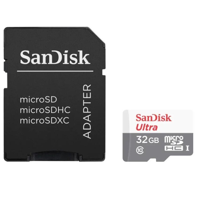 SanDisk Ultra microSDHC 32 GB 100 MB/s Class 10 UHS-I, Android nagysebességű memóriakártya SD adapterrel együtt