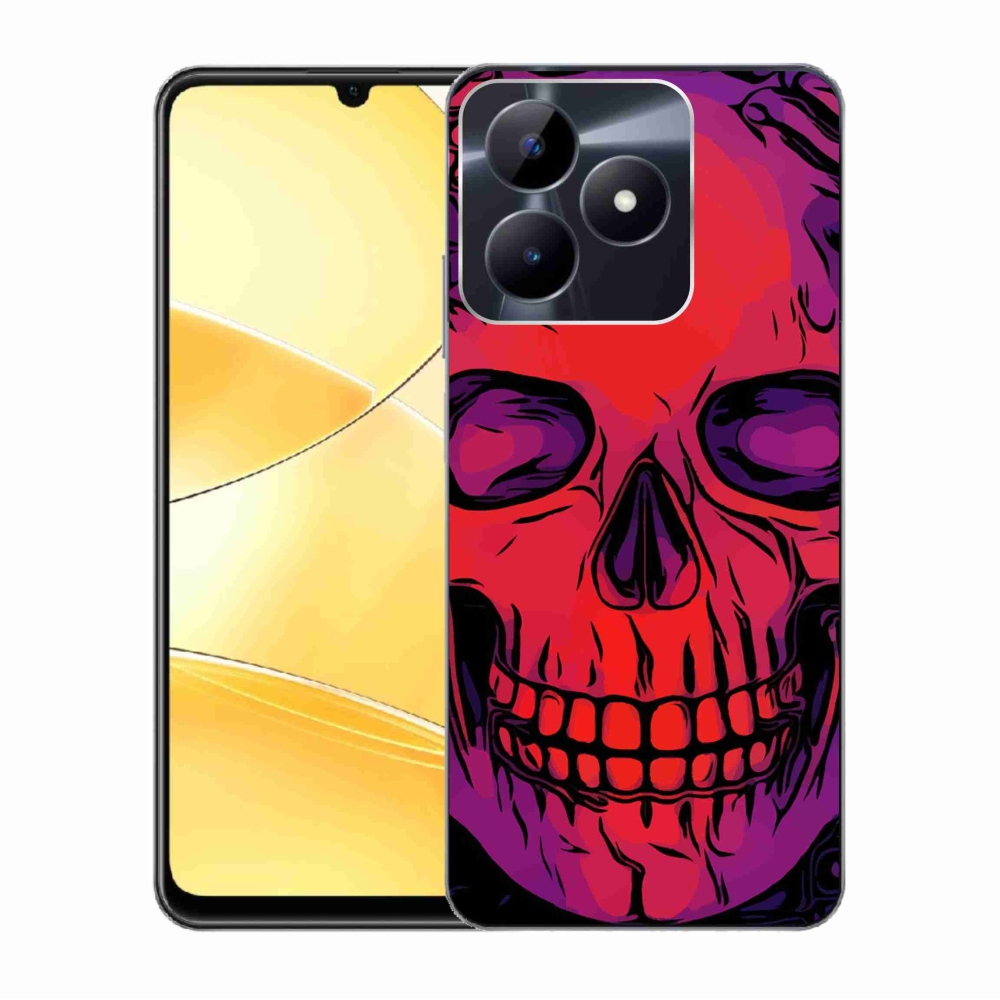 Gél tok mmCase a Realme C51/C53 készülékhez - koponya