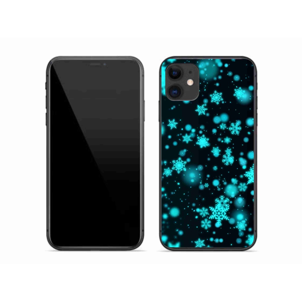 Gél borítás mmCase iPhone 11 készülékhez - hópelyhek 1