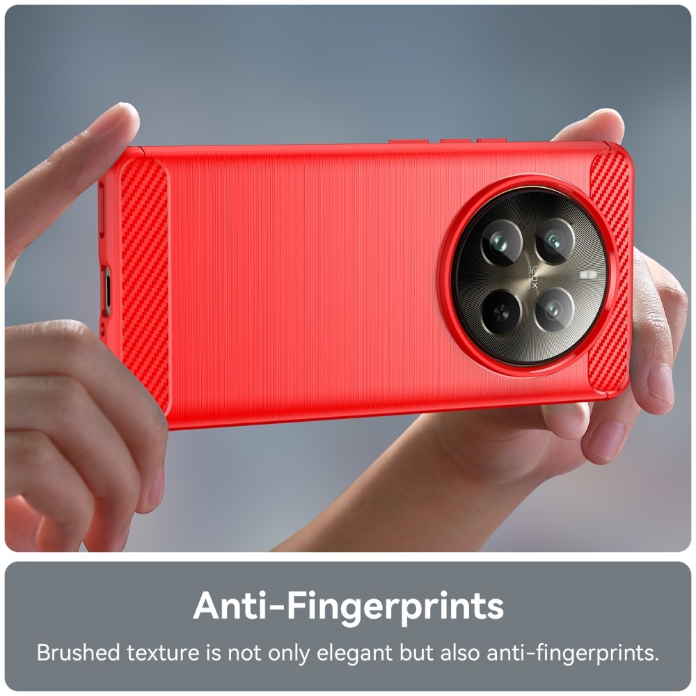 Szénálló zselés tok a Realme 12 Pro 5G/12 Pro+ 5G modellhez - piros