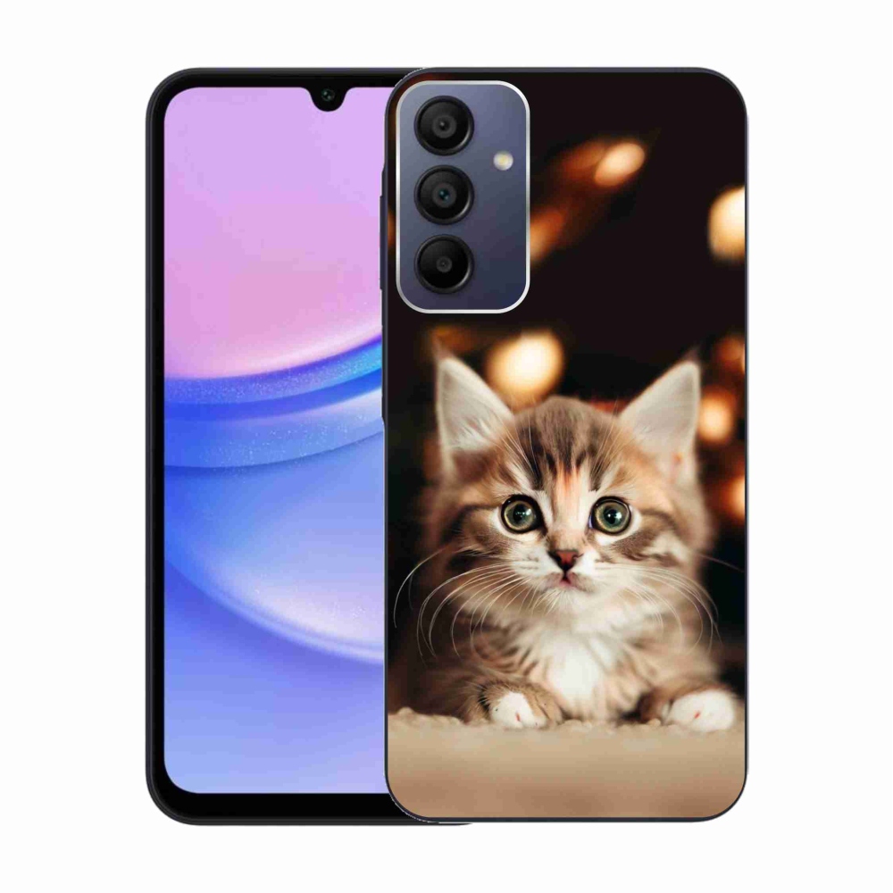 Gél borítás mmCase Samsung Galaxy A15 4G/5G - aranyos cica 2