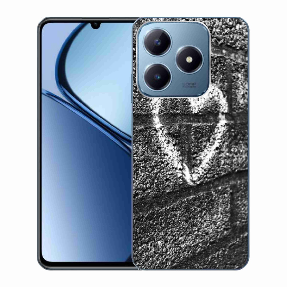 Gél borítás mmCase a Realme C63 készülékhez - szív a falon