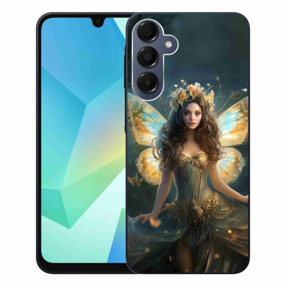 Gél borítás mmCase Samsung Galaxy A16 4G/5G - pillangó nőhöz