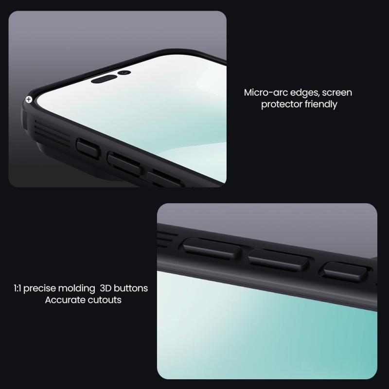 Nillkin CamShield PRO hátlap az Apple iPhone 17 készülékhez Sötétzöld