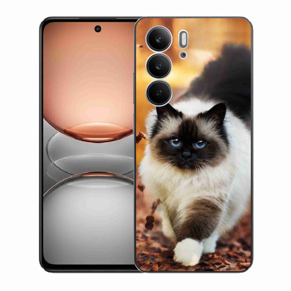 Zselés borítás mmCase a Realme C75 készülékhez - macska