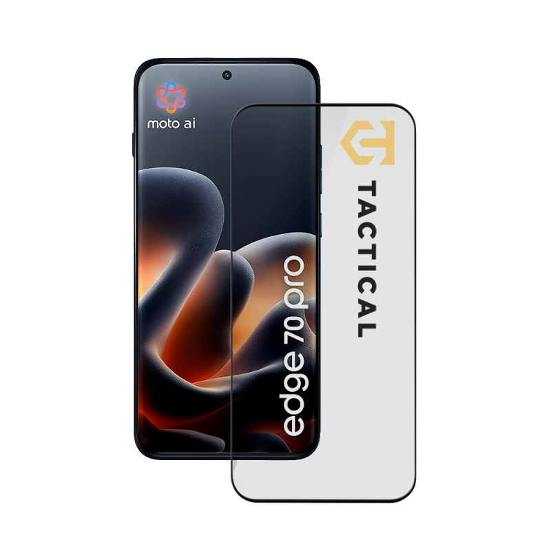 Tactical Glass Shield 5D üveg a Motorola Edge 70 Pro-hoz, fekete 
