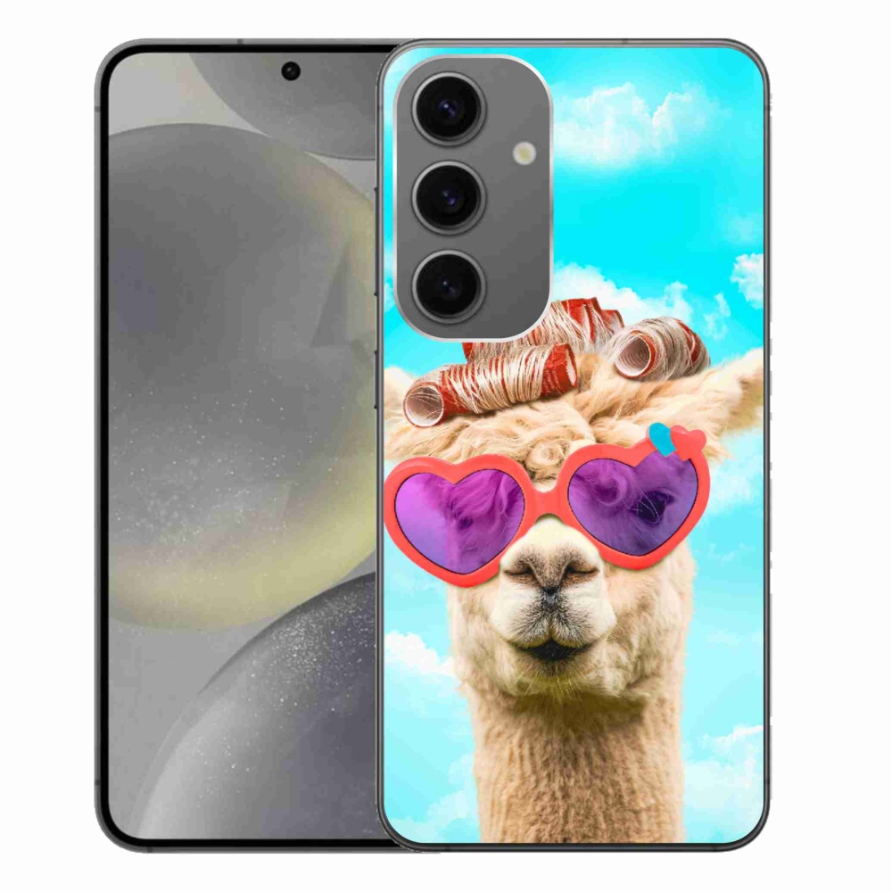 Zselés borítás mmCase Samsung Galaxy S24+ készülékhez - szemüveges láma