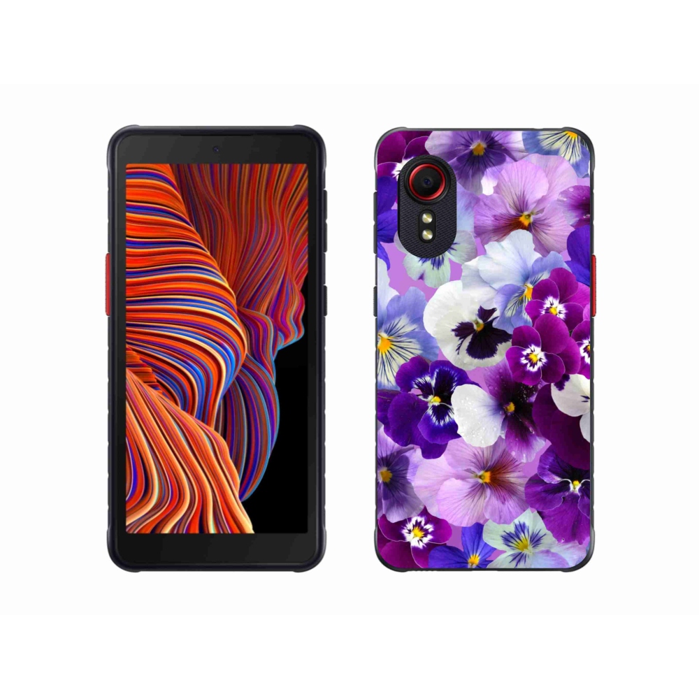 Gél borítás mmCase Samsung Galaxy Xcover 5 - virágok 9