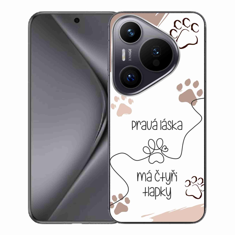 Gél borító mmCase a Huawei Pura 70 Pro készülékhez - kutyamotívum 1 fehér háttér