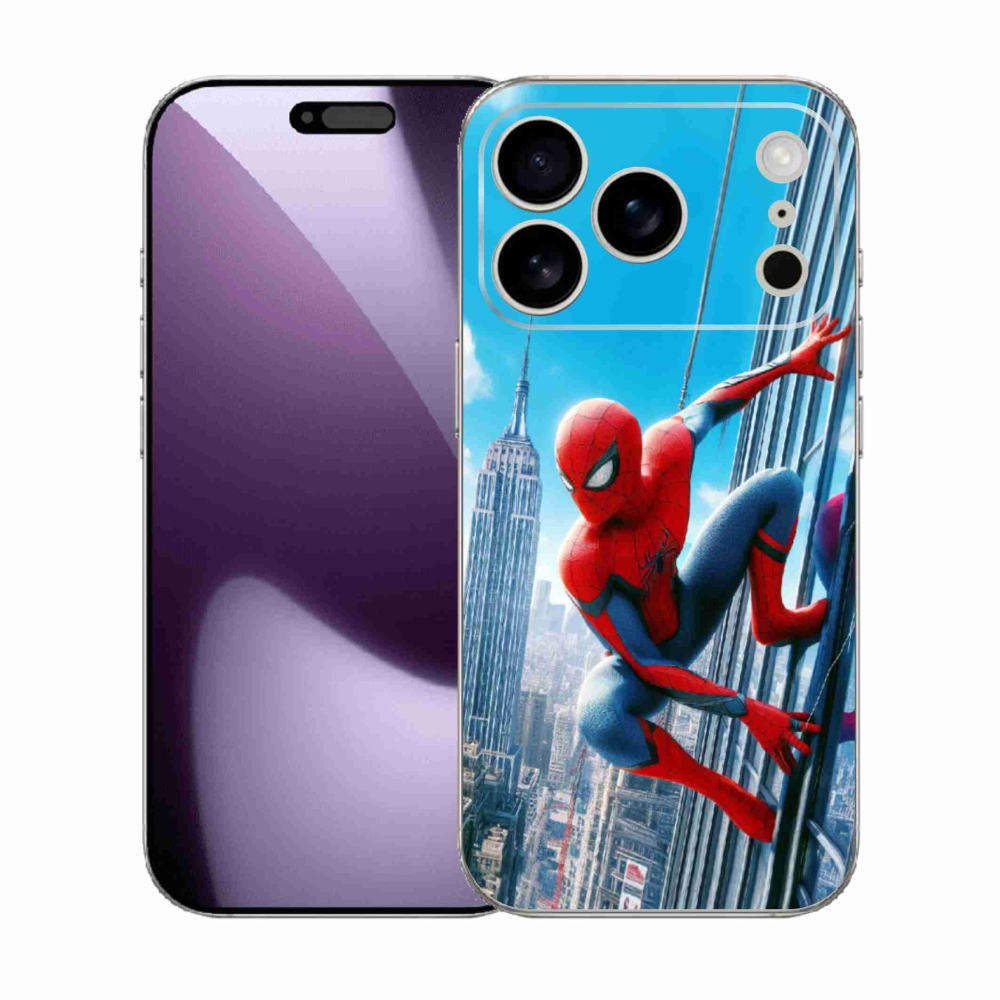 Zselés borítás mmCase iPhone 17 Pro készülékhez - pókember