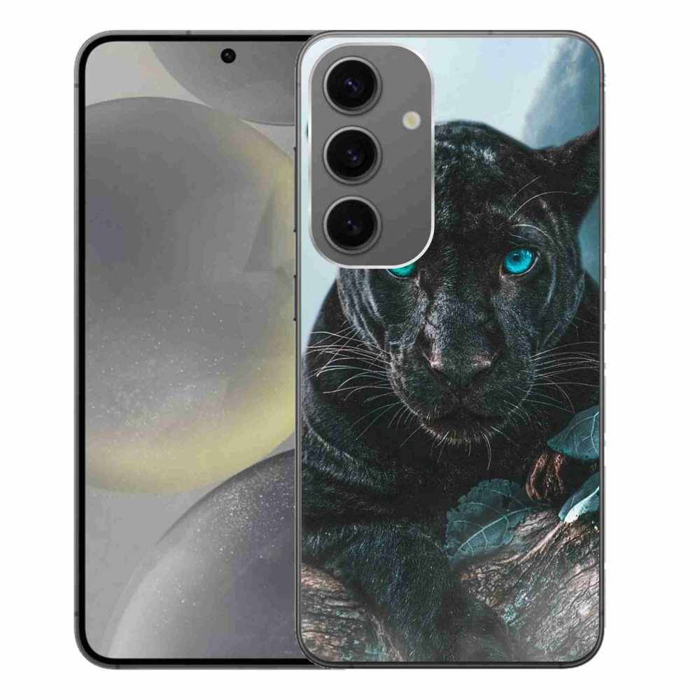 Zselés borítás mmCase Samsung Galaxy S24+ készülékhez - fekete párduc