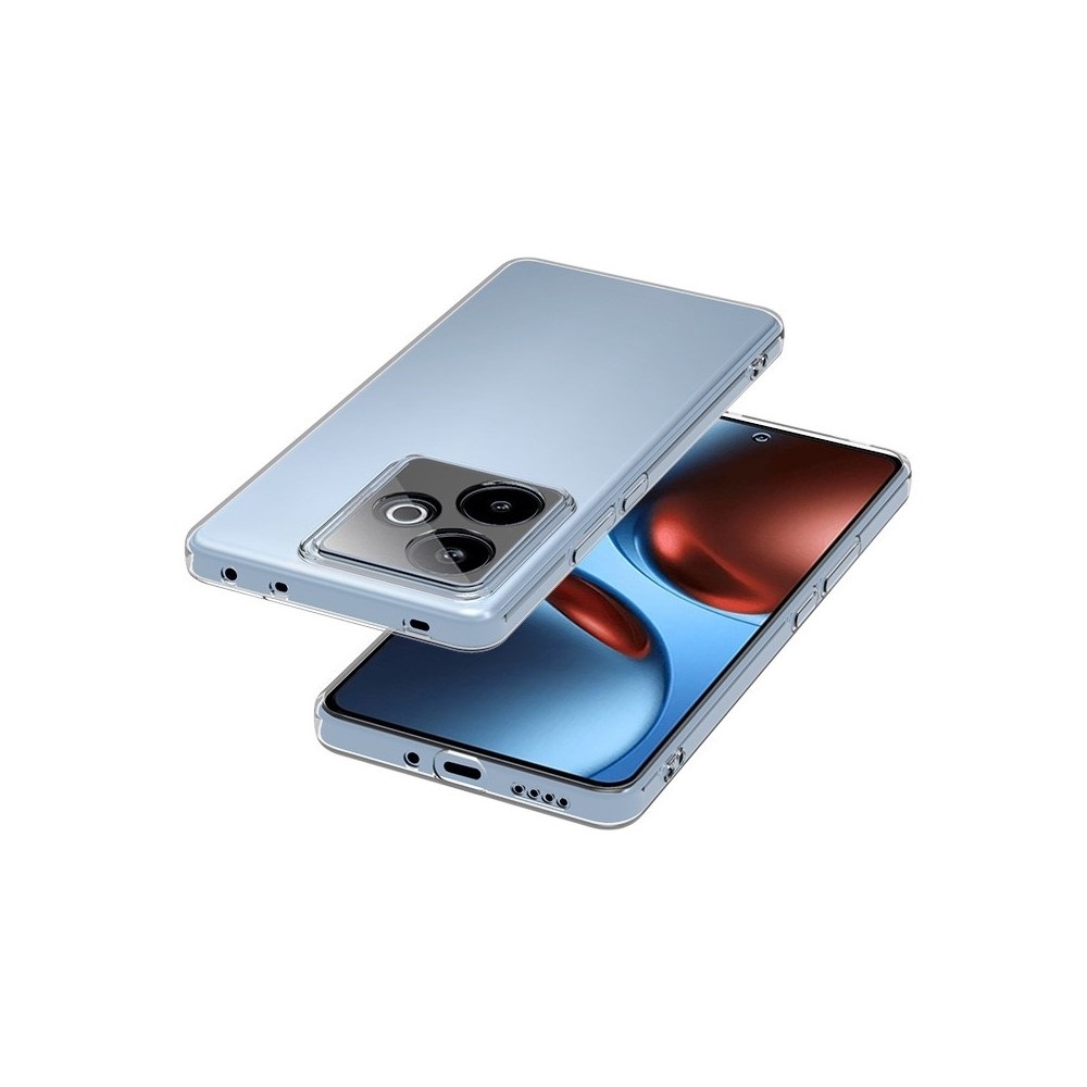 Átlátszó zselés tok a Realme GT 7 5G/GT 7T 5G számára - átlátszó