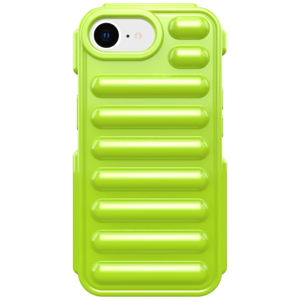 Kapszula tartós zselés tok iPhone 16e készülékhez - zöld