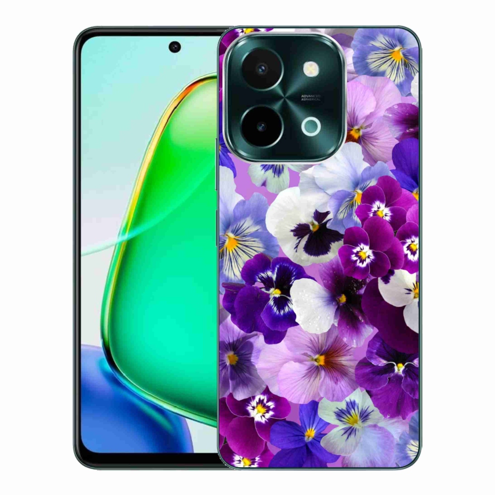 Zselés borító mmCase a Vivo Y28-hoz - Virágok 9