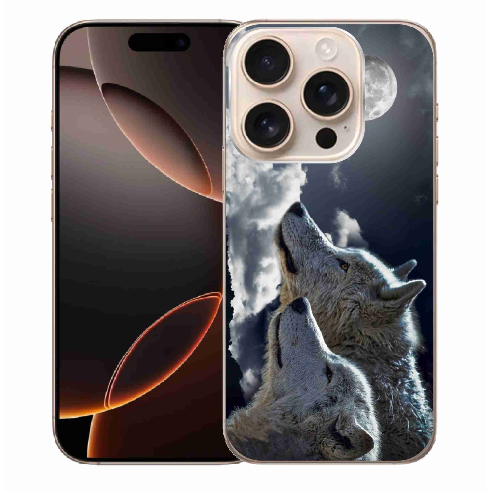 Gél védőburkolat mmCase iPhone 16 Pro Max készülékhez - farkasok