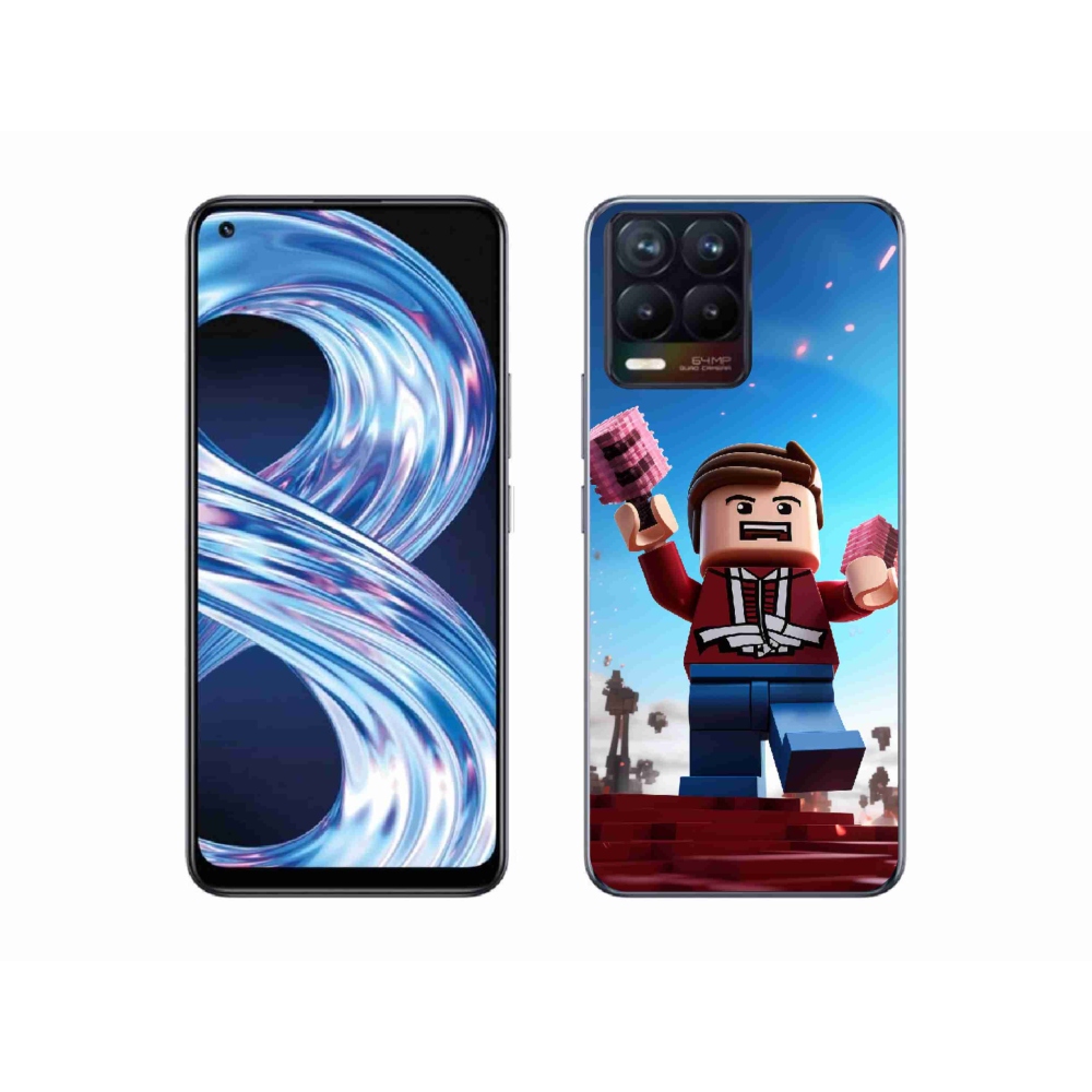 Gél borítás mmCase a Realme 8 4G-n - roblox 2