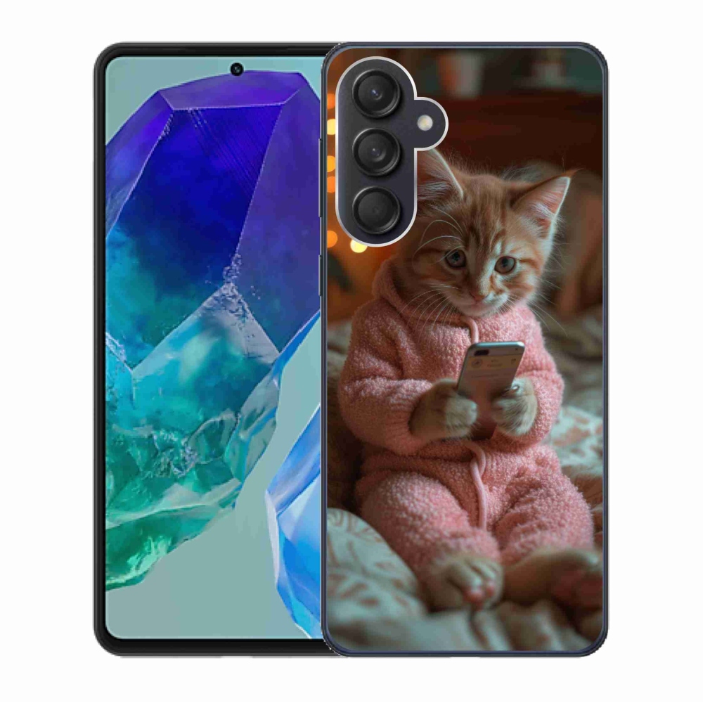 Gél védőhuzat mmCase Samsung Galaxy M55 5G - baba mobillal