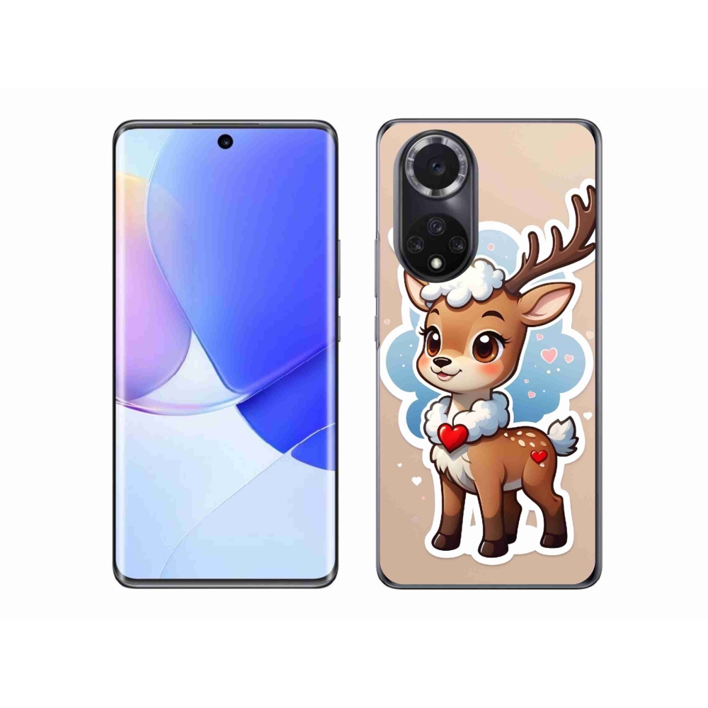 Zselés borító mmCase a Honor 50 - rajzfilm rénszarvashoz
