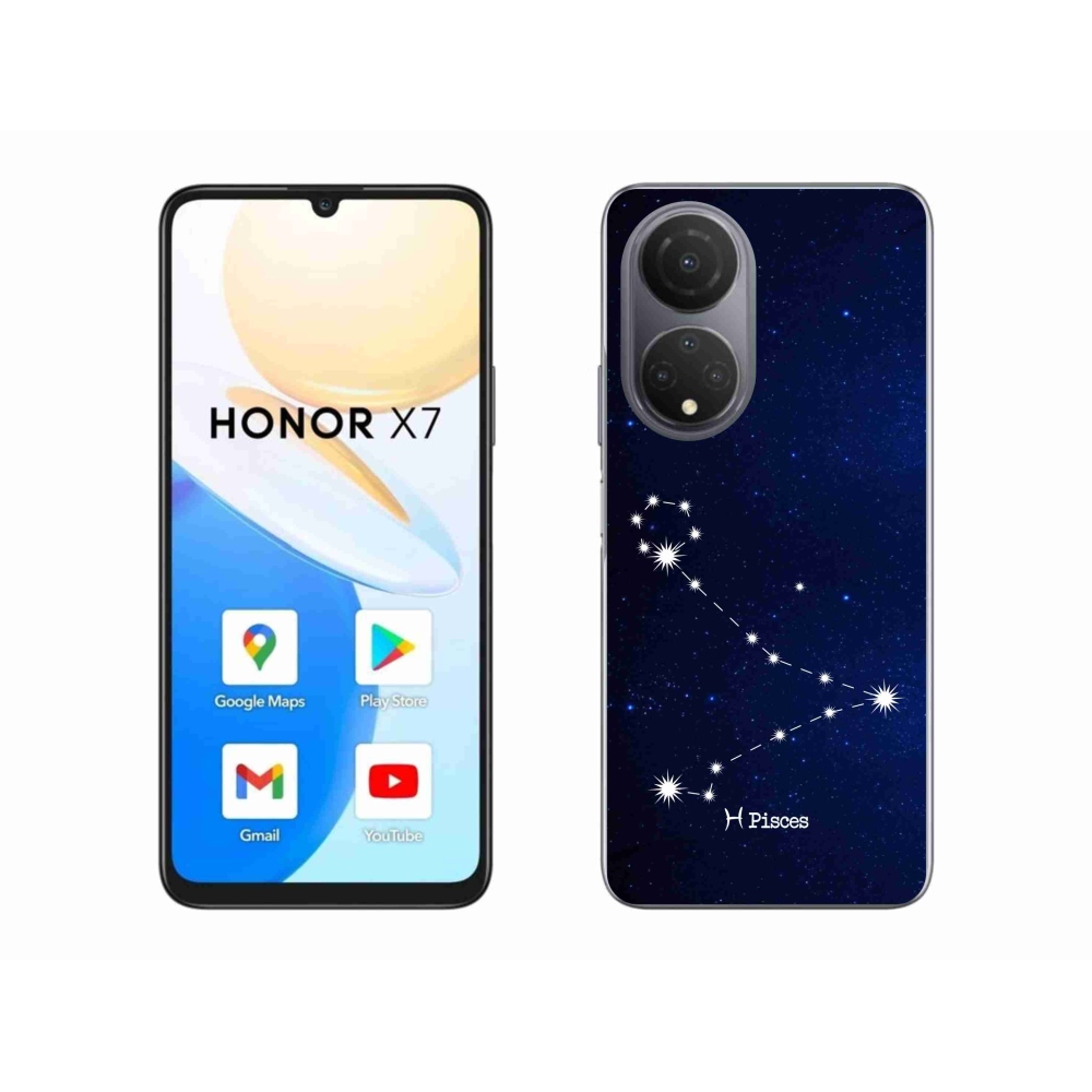 Gél borítás mmCase a Honor X7-hez - csillagkép Halak