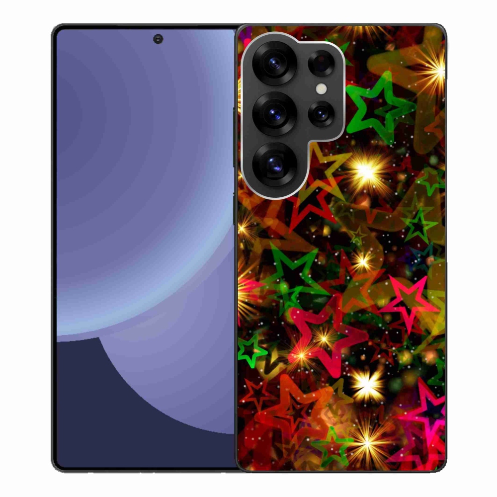 Zselés borítás mmCase Samsung Galaxy S25 Ultra - színes csillagok