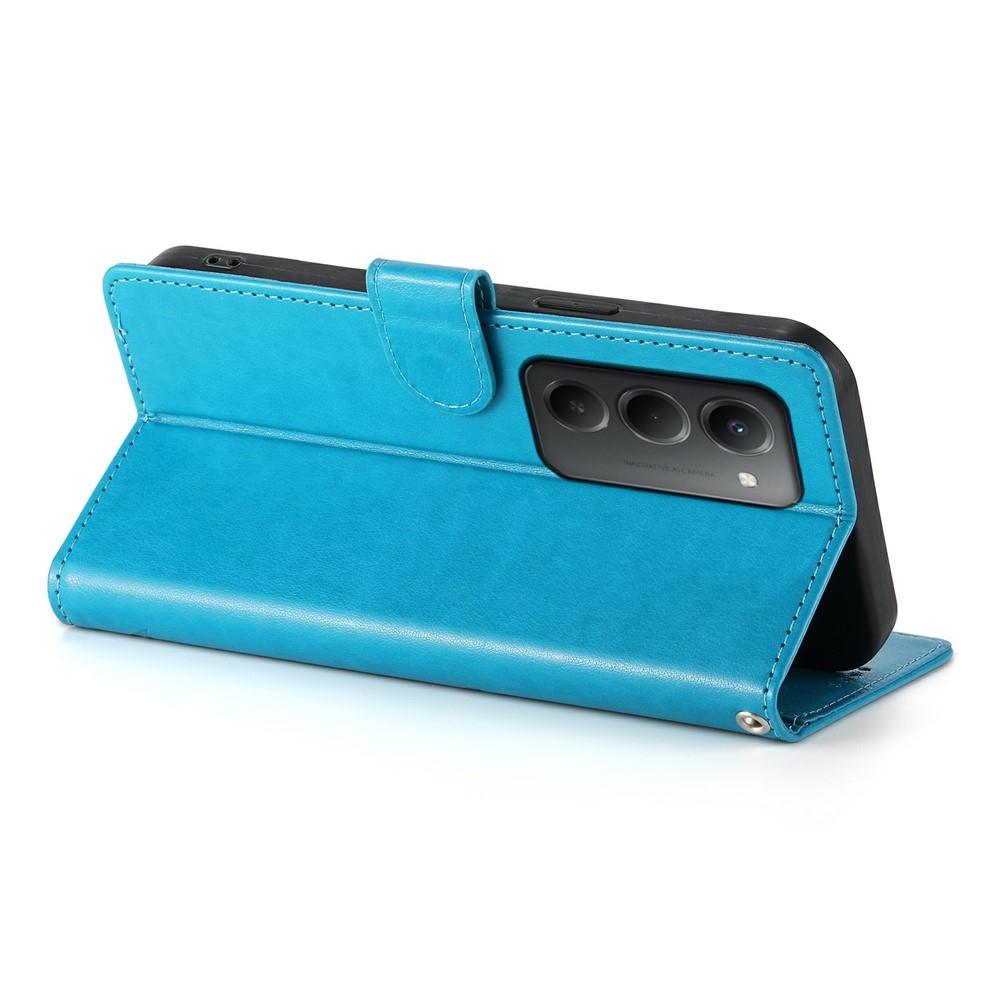 Virágos könyvtáska Xiaomi Redmi 15 5G (169mm) - kék