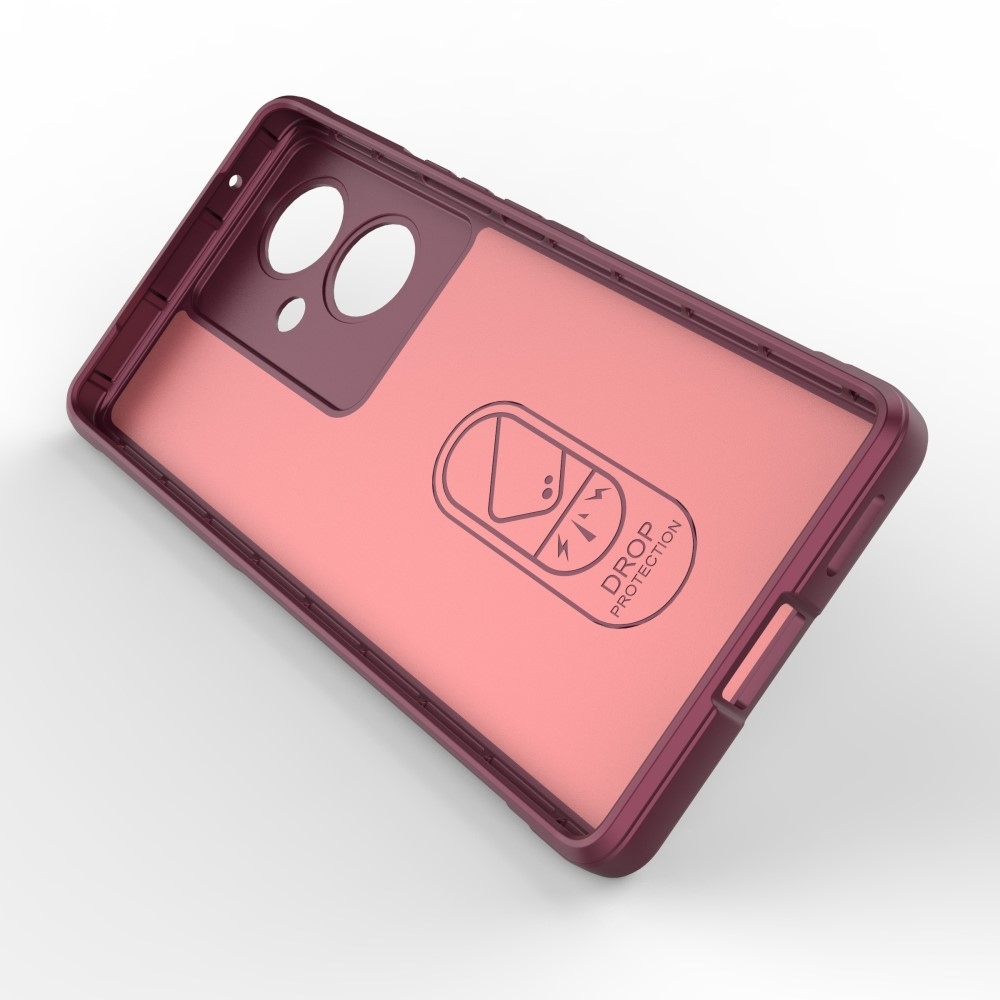 Rugg tartós zselés tok a Vivo V29 Lite 5G-hez - bordó színű