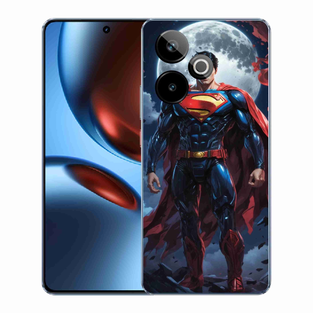 Rugalmas zselés tok mmCase képpel a Realme GT 7 5G/GT 7T 5G - superman számára