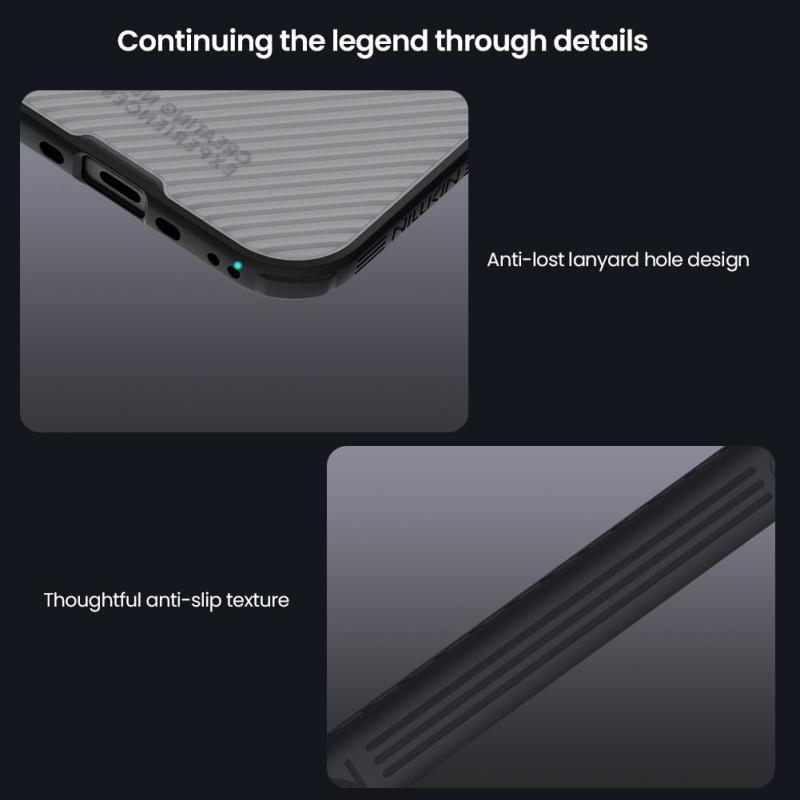 Nillkin CamShield PRO hátlap az Apple iPhone Air készülékhez Átlátszó Fekete