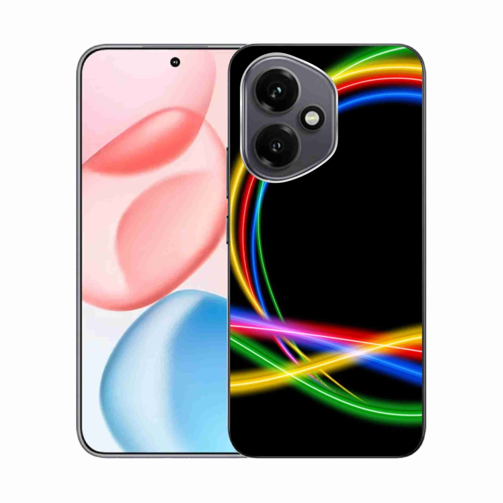 Zselés borítás mmCase Honor 400-hoz - neon körök