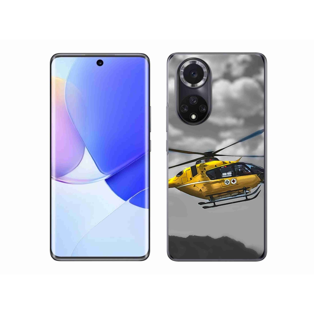 Gél borítás mmCase a Huawei Nova 9 - sárga helikopteren
