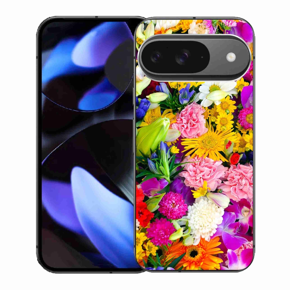 Gél borítás mmCase a Google Pixel 9/9 Pro számára - virág 12