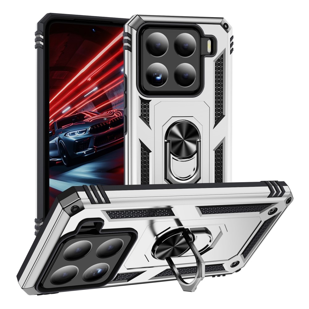 Gyűrűk tartós burkolat Xiaomi 15 - ezüst