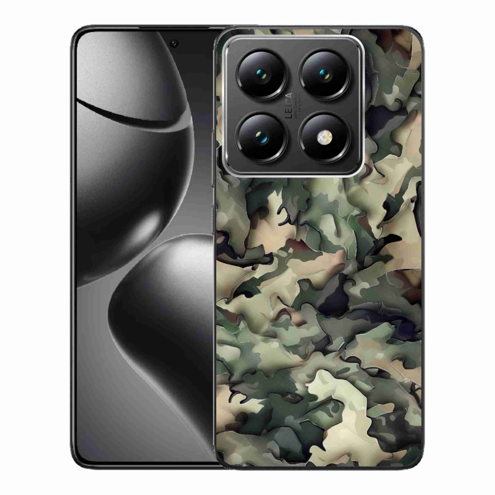 Gél borítás mmCase a Xiaomi 14T Pro számára - terepszínű minta 9