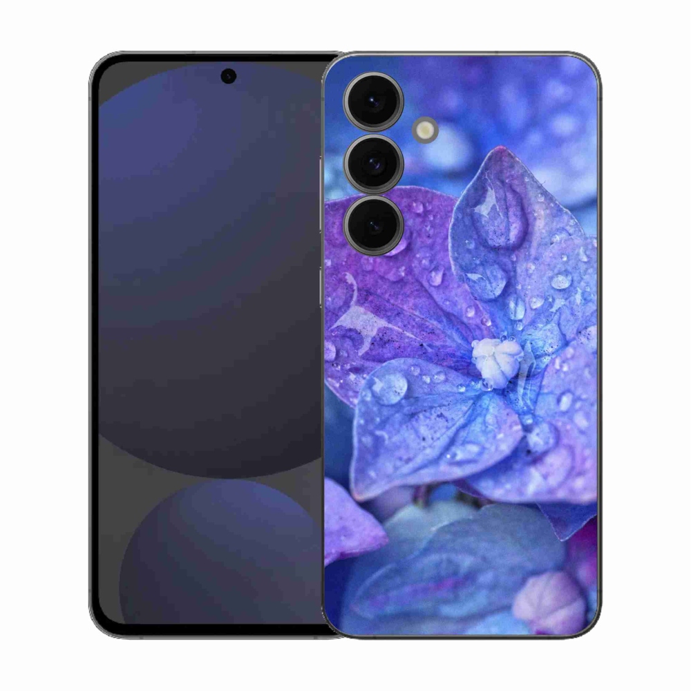 Gél védőhuzat mmCase Samsung Galaxy S25 FE készülékhez - lila virág